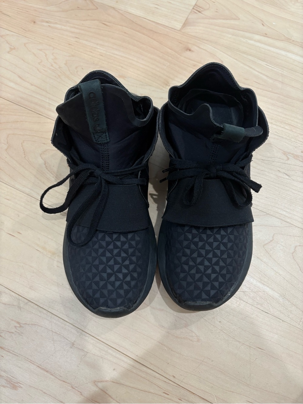 Adidas black Tubular Viral trainers